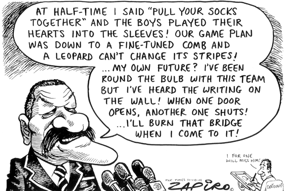Peter de Villiers Zapiro cartoon